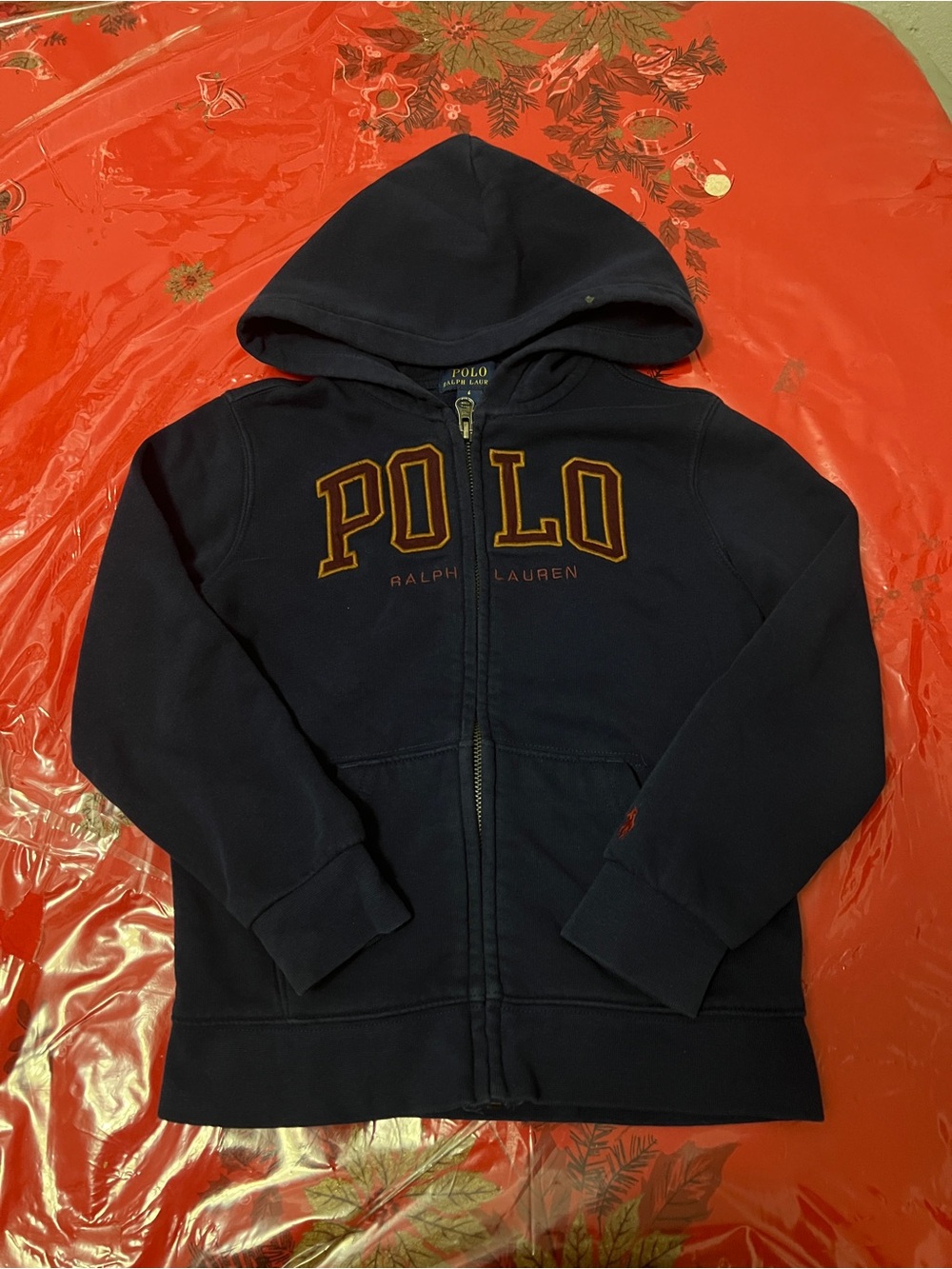 Polo Ralph Lauren Boys Hoodie Full Zip Jacket, Size 6